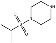 1-(异丙基磺酰基)哌嗪 结构式