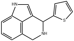 1,3,4,5-Tetrahydro-3-(2-thienyl)pyrrolo[4,3,2-de]isoquinoline 结构式