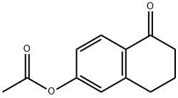 5-氧代-5,6,7,8-四氢萘-2-基乙酸酯 结构式