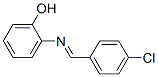 2-(4-CHLOROBENZYLIDENEAMINO)PHENOL 结构式