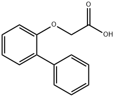 2-([1,1'-联苯]-2-基氧基)乙酸 结构式