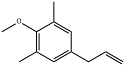 5-烯丙基-2-甲氧基-1,3-二甲基苯 结构式