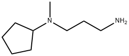 N1-环戊基-N1-甲基丙烷-1,3-二胺 结构式