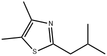 2-异丁基-4,5-二甲基噻唑 结构式