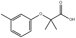 2-甲基-2-(3-甲基苯氧基)丙酸 结构式