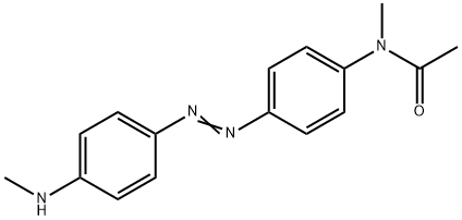 N-Methyl-4'-[p-(methylamino)phenylazo]acetanilide 结构式