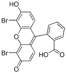 Benzoic acid, 2-(4,5-dibromo-6-hydroxy-3-oxo-3H-xanthen-9-yl)-  结构式