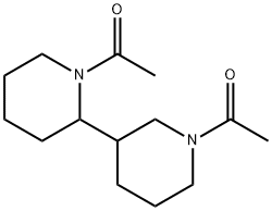 1,1'-Diacetyl-2,3'-bipiperidine 结构式