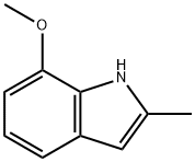 7-甲氧基-2-甲基吲哚 结构式