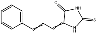 5-(3-Phenyl-2-propenylidene)-2-thioxoimidazolidin-4-one 结构式