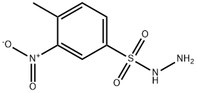 4-甲基-3-硝基苯磺酰肼 结构式