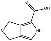 3,5-二氢-1H-呋喃并[3,4-C]吡咯-4-羧酸 结构式