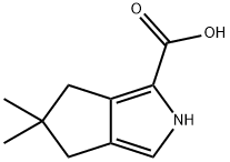 Cyclopenta[c]pyrrole-1-carboxylic acid, 2,4,5,6-tetrahydro-5,5-dimethyl- (9CI) 结构式