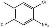 2-氨基-4-氯-5-甲基苯酚 结构式