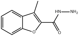 3-甲基-2-苯并呋喃卡巴肼 结构式