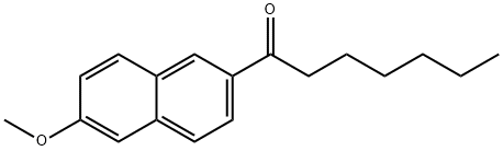 6-甲氧基-2-萘庚酮 结构式