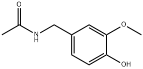 N-香草酰乙酰胺 结构式