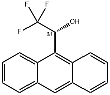R)-(-)-1-(9-蒽基)-2,2,2-三氟乙醇 结构式