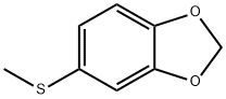 5-(甲基硫代)苯并[D][1,3]二氧代 结构式