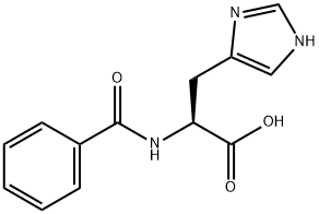 NΑ-苯甲酰-L-组氨酸 结构式