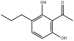 1-(2,6-DIHYDROXY-3-PROPYLPHENYL)ETHAN-1-ONE 结构式