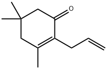 3,5,5-Trimethyl-2-(2-propenyl)-2-cyclohexen-1-one 结构式