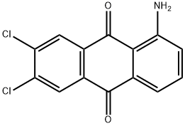 1-氨基-6,7-二氯蒽醌 结构式