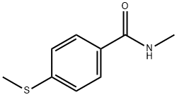 N-甲基-4-(甲硫基)苯甲酰胺 结构式