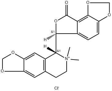 (-)-荷包牡丹碱甲氯化物 结构式