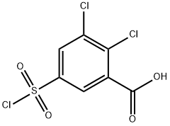 2,3-Dichloro-5-(chlorosulfonyl)benzoicacid