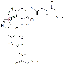 copper-glycyl-glycyl-histidine 结构式