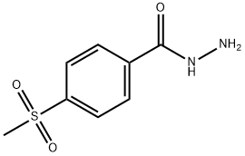 4-(甲基磺酰基)苯甲酰肼 结构式
