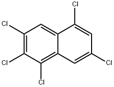 1,2,3,5,7-PENTACHLORONAPHTHALENE 结构式