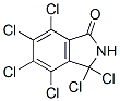 3,3,4,5,6,7-Hexachloro-2,3-dihydro-1H-isoindol-1-one 结构式