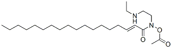 N-[2-[(2-hydroxyethyl)amino]ethyl]octadecenamide monoacetate 结构式