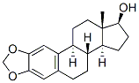 Estra-1,3,5(10)-trien-17-ol, 2,3-(methylenebis(oxy))-, (17beta)- 结构式