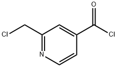 2-(氯甲基)异烟酰基 氯化物 结构式