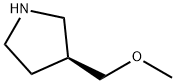 (S)-3-甲氧甲基吡咯烷 结构式