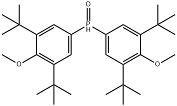 双(3,5-二叔丁基-4-甲氧基苯基)氧化膦 结构式