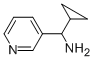 1-环丙基-1-(3-吡啶基)甲胺 结构式