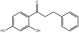 2',4'-DIHYDROXY-4-METHOXYDIHYDROCHALCONE 结构式