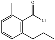 Benzoyl chloride, 2-methyl-6-propyl- (9CI) 结构式