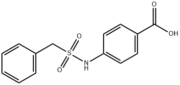 P-(BENZYLSULFONAMIDO)BENZOIC ACID 结构式