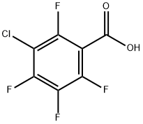 3-氯-2,4,5,6-四氟苯甲酸 结构式