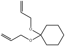 CYCLOHEXANONE DIALLYLACETAL 结构式