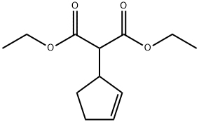 diethyl 2-cyclopenten-1-ylmalonate 结构式