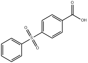 4-苯磺酰苯甲酸 结构式