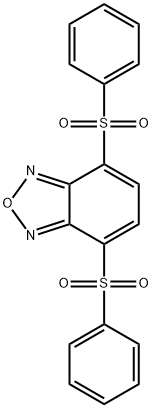 4,7-Bis[(4-methylphenyl)sulfonyl]benzofurazane 1-oxide 结构式