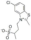 5-Chloro-2-methyl-3-(3-sulfonatobutyl)benzothiazol-3-ium 结构式