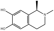 1,2-dimethyl-3,4-dihydro-1H-isoquinoline-6,7-diol 结构式